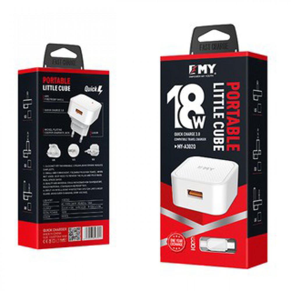 EMY MY302Q FAST CHARGER 18W Sri Lanka Online Phone Shop